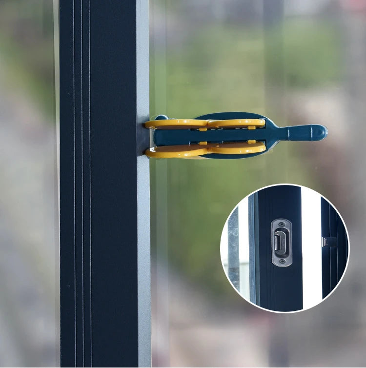 Cat Safety Window Lock Without Punching Children Baby Door Window Translation Push-pull Limiter Moved Fixed Limit Pet Dog