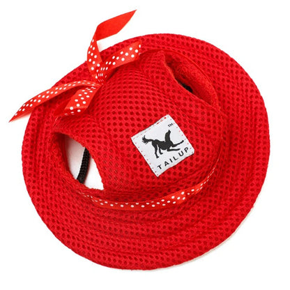 Pet Dog Accessories Summer Dog Hat Cap Pets Breathable Mesh Dog Hats Princess Beach Hat For Small Chihuahua York Ropa Para 15 S1