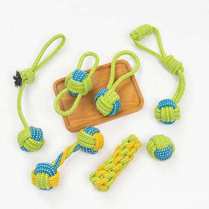 Pet Dog Toys for Large Small Dogs Toy Interactive Cotton Rope Mini Dog Toys Ball for Dogs Accessories Toothbrush Chew Puppy Toy