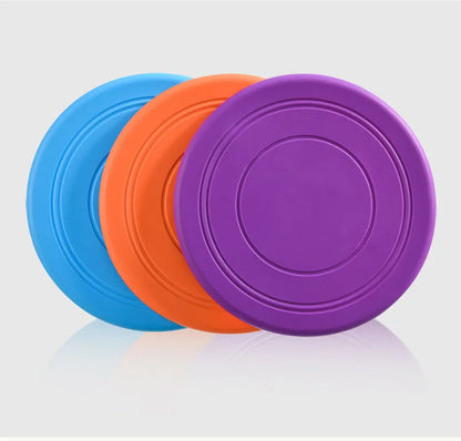 Silicone Flying Saucer Funny Dog Cat Toy Dog Game Flying Discs Resistant Chew Puppy Training Interactive Pet Supplies